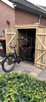 Berging schuur voor motor/fiets/scooter/mp3, Ophalen of Verzenden, Nieuw, Hout