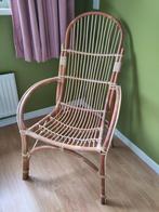 Vintage Rotan stoel uit Singapore, Bruin, Zo goed als nieuw, Eén, Hout
