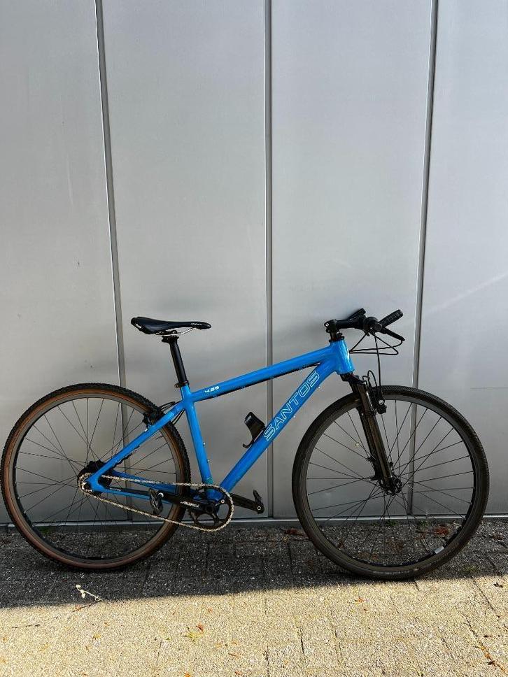 Santos 4.29 Blauw, Fietsen en Brommers, Fietsen | Mountainbikes en ATB, Gebruikt, Heren, Overige merken, 45 tot 49 cm, Geen vering