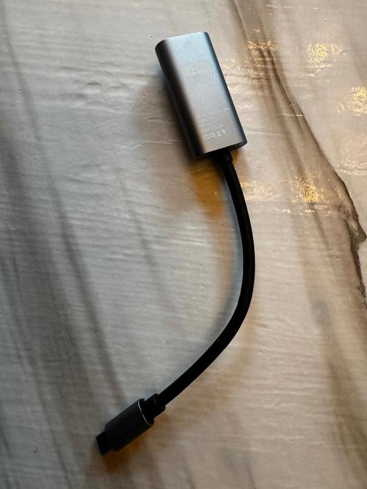 4K 60Hz Type C to HDMI Adapter, Computers en Software, Pc- en Netwerkkabels, Zo goed als nieuw, Ophalen