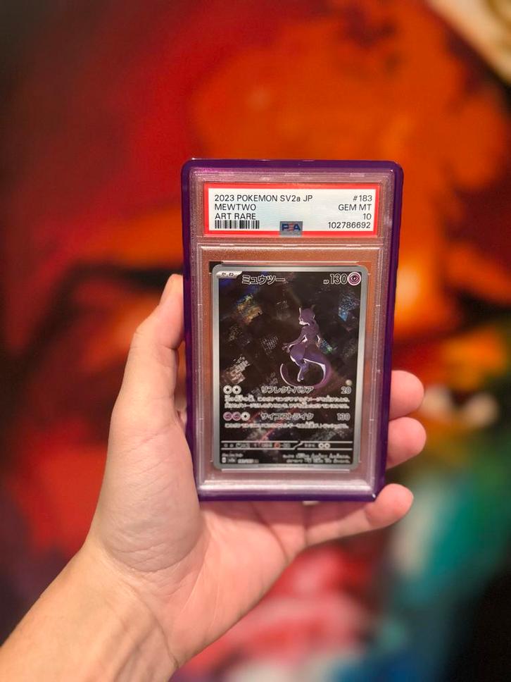 Mewtwo Art Rare PSA 10, Hobby en Vrije tijd, Verzamelkaartspellen | Pokémon, Nieuw, Losse kaart, Ophalen of Verzenden