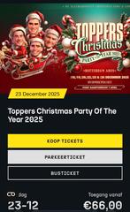 2x Digitale kaartjes Toppers Christmas editie twv 145,-, Tickets en Kaartjes, Twee personen