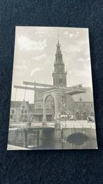 Alkmaar fotokaart ophaalbrug en kerk, Ophalen of Verzenden, 1920 tot 1940, Ongelopen, Noord-Holland