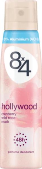 8x4 women Deo Spray Deodorant Hollywood, Sieraden, Tassen en Uiterlijk, Uiterlijk | Lichaamsverzorging, Nieuw, Ophalen of Verzenden