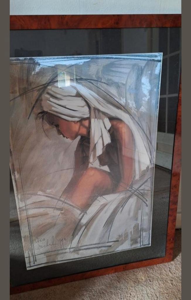 Nico Vrielink White Orchid, Antiek en Kunst, Kunst | Tekeningen en Foto's, Ophalen