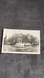 Ansichtkaart Nederland Amsterdam rondvaartboot Rembrandt, 1940 tot 1960, Gelopen, Noord-Holland, Ophalen of Verzenden