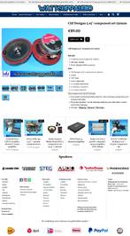 Clif Designs 5.25'' / 13 cm Auto Speakers / USA Made, Auto diversen, Gebruikt, ., Ophalen of Verzenden, .