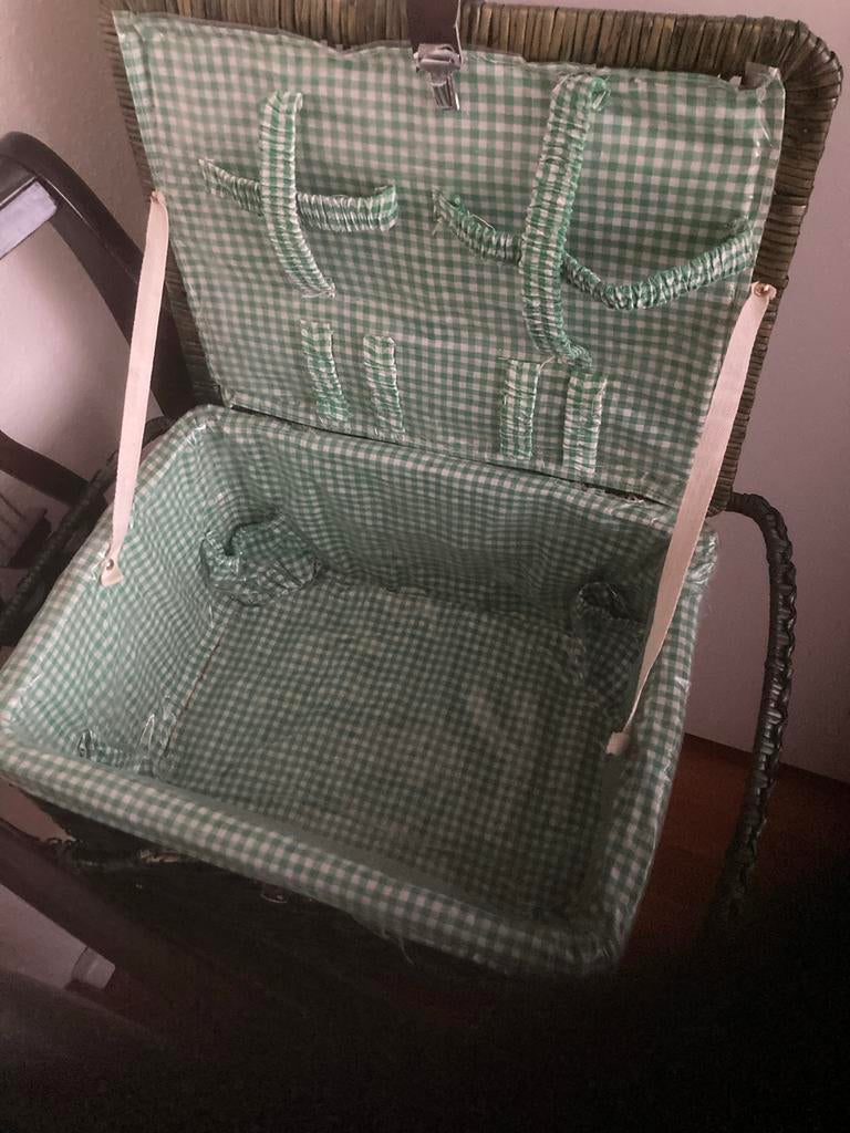 Picknickmand met hengsels - Nieuwstaat, Ophalen of Verzenden, Nieuw, Zonder inhoud