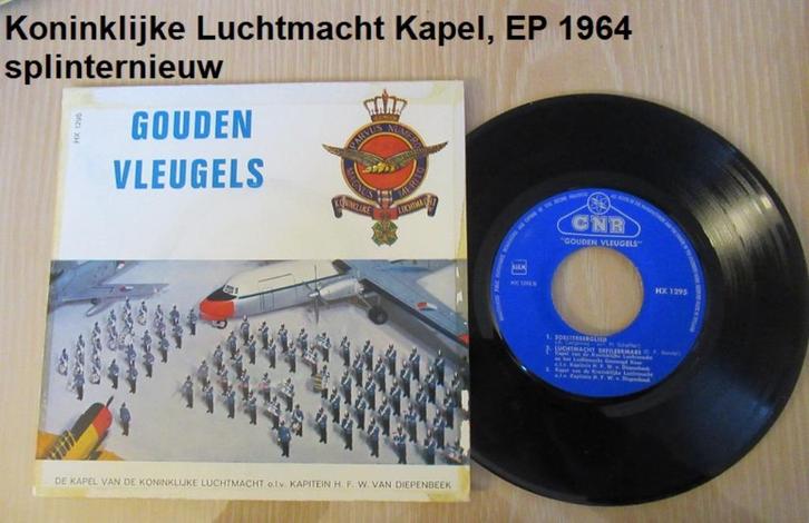 splinternieuwe EP, 1964, Kapel ,der Koninklijke Luchtmacht, Cd's en Dvd's, Vinyl | Wereldmuziek, Nieuw in verpakking, Overige formaten