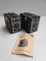 2 agfa synchro box camera, Ophalen of Verzenden, Zo goed als nieuw, Compact, Overige Merken