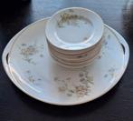 Antieke gebakschaal met bordjes, Antiek en Kunst, Antiek | Servies los, Ophalen