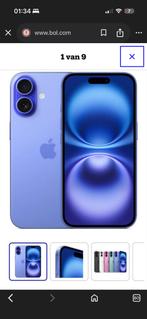 Iphone 16, Telecommunicatie, Mobiele telefoons | Apple iPhone, Blauw, 88 %, IPhone 16, Ophalen of Verzenden