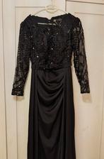 Zwarte Galajurk met Pailletten, Royal collection, Ophalen of Verzenden, Zo goed als nieuw, Zwart