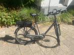 Elektrische herenfiets, multicycle, 61 cm. Gechipt, Fietsen en Brommers, Elektrische fietsen, Gebruikt, 59 cm of meer, 50 km per accu of meer