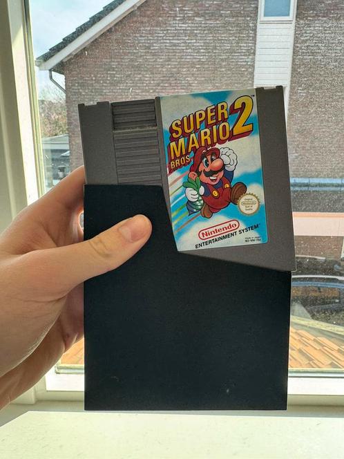 Super Mario bros 2, Spelcomputers en Games, Games | Nintendo NES, Zo goed als nieuw, Ophalen of Verzenden