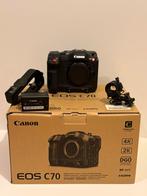 Canon EOS C70 body - 75 draaiuren (extra’s in omschrijving), Ophalen of Verzenden, Gebruikt