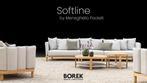 Borek Loungeset tuin | Softline Collectie | -53% korting, Tuin en Terras, Tuinsets en Loungesets, Nieuw, Teakhout, Bank, Loungeset