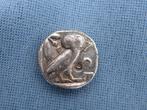Zilveren Tetradrachme Athene - 440 420 B.C. - bodemvondst, Postzegels en Munten, Munten | Europa | Niet-Euromunten, Ophalen of Verzenden