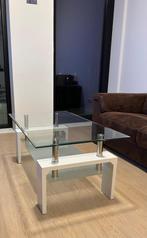 Glass coffee table / Salontafel, Minder dan 50 cm, Ophalen of Verzenden, Minder dan 50 cm, Rechthoekig