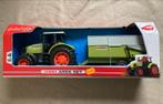 Dickie Toys Claas Ares Tractor met Aanhanger - Nieuw, Ophalen of Verzenden, Nieuw, Jongen of Meisje