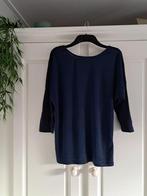 Marineblauw shirt met structuur van City Life, maat M., Kleding | Dames, T-shirts, Maat 38/40 (M), City Life, Blauw, Ophalen of Verzenden