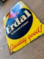 Erdal schoencreme oud reclamebord, Verzamelen, Reclamebord, Gebruikt, ., Ophalen of Verzenden