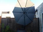 Grijze zweefparasol, Ophalen of Verzenden, Zo goed als nieuw, Zweefparasol