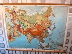 Azië schoolkaart, Antiek en Kunst, Antiek | Schoolplaten, Ophalen, Aardrijkskunde