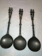 Tinnen huwelijk lepels, 18 cm, 3stuks, Antiek en Kunst, Ophalen of Verzenden