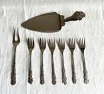 Gero Zilmeta bloemenserie - Taartschep met Iris -, Ophalen of Verzenden, Zo goed als nieuw, Rvs of Chroom, Vaatwasserbestendig