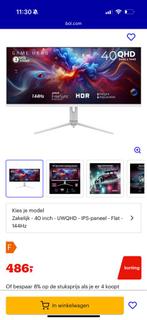 Game monitor, Computers en Software, Monitoren, Ophalen, Zo goed als nieuw, Ultra HD (4K), IPS