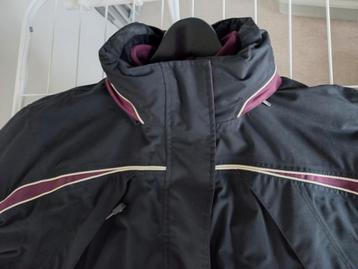 Nomad dames winterjas maat 40/L, zwart met aubergine, zgan beschikbaar voor biedingen