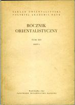 Rocznik Orientalistyczny vol 25 no. 2, Ophalen of Verzenden, Zo goed als nieuw, Geesteswetenschap