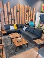 Outlet Nu 1650 euro loungeset alu/teak All Weather Op=Op, Tuin en Terras, Tuinsets en Loungesets, Ophalen, Nieuw, Aluminium