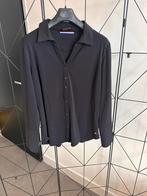 My Pashion Zwarte Travelstof Blouse - XL, Kleding | Dames, Ophalen of Verzenden, Gedragen, Maat 46/48 (XL) of groter, Zwart