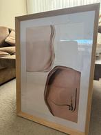 Schilderijen inclusief 1 lijst, Huis en Inrichting, Ophalen of Verzenden, Zo goed als nieuw, Hout, Minder dan 50 cm