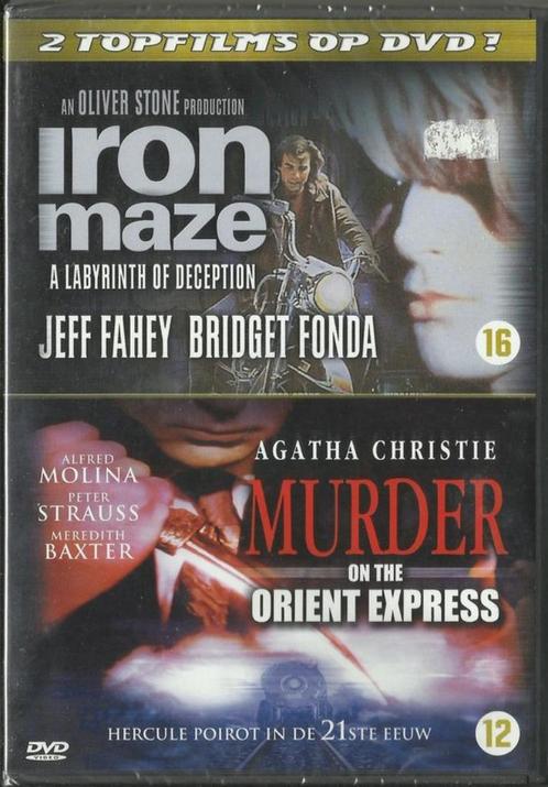 Murder On The Orient Express / Iron Maze (DVD) Nieuw & Seal, Cd's en Dvd's, Dvd's | Thrillers en Misdaad, Nieuw in verpakking