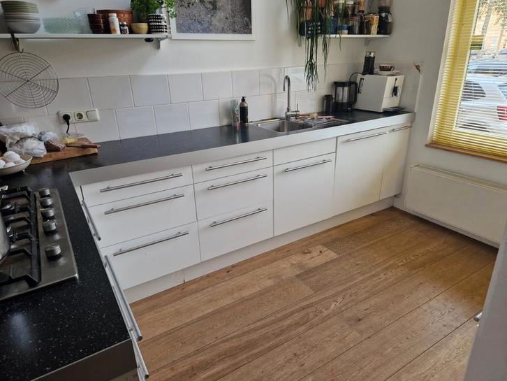 Ikea Faktum keuken wit hoogglans, Huis en Inrichting, Keuken | Complete keukens, Gebruikt, Hoekkeuken, Wit, Hoogglans of Gelakt