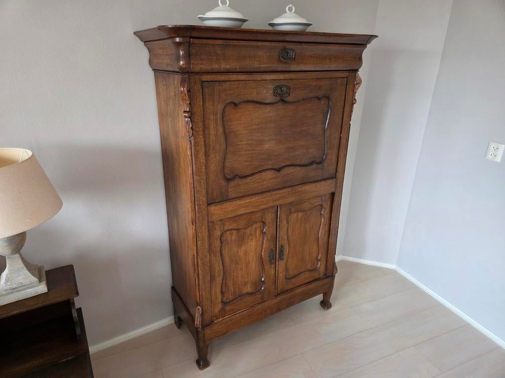 Secretaire kast, Antiek en Kunst, Ophalen