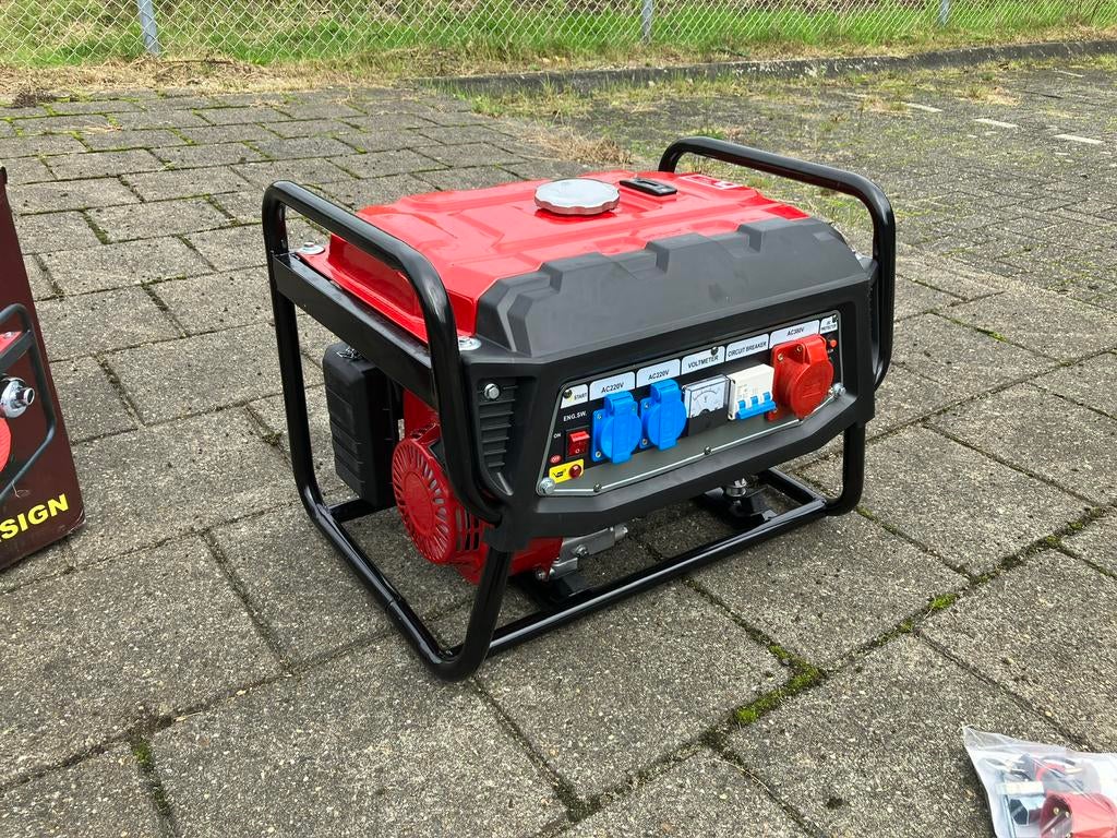 Benzine aggregaat / generator PT-8500X, Doe-het-zelf en Verbouw, Verzenden, Gebruikt, Kabel of Snoer