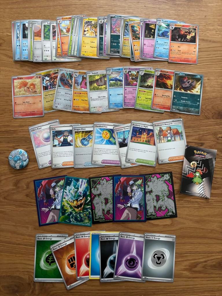Pokémon Mystery Starter Pack (75 kaarten) – 10 Holo + extra, Ophalen of Verzenden, Zo goed als nieuw, Meerdere kaarten