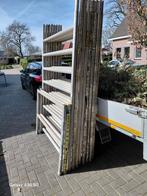 Custers alluminium steiger 130 breed, Doe-het-zelf en Verbouw, Steigers, Ophalen, Gebruikt, Rolsteiger of Kamersteiger, 5 meter of hoger