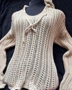 Z.g.a.n. Gebreide Hoodie Trui - Moost Wanted. Maat L., Kleding | Dames, Truien en Vesten, Ophalen of Verzenden, Zo goed als nieuw