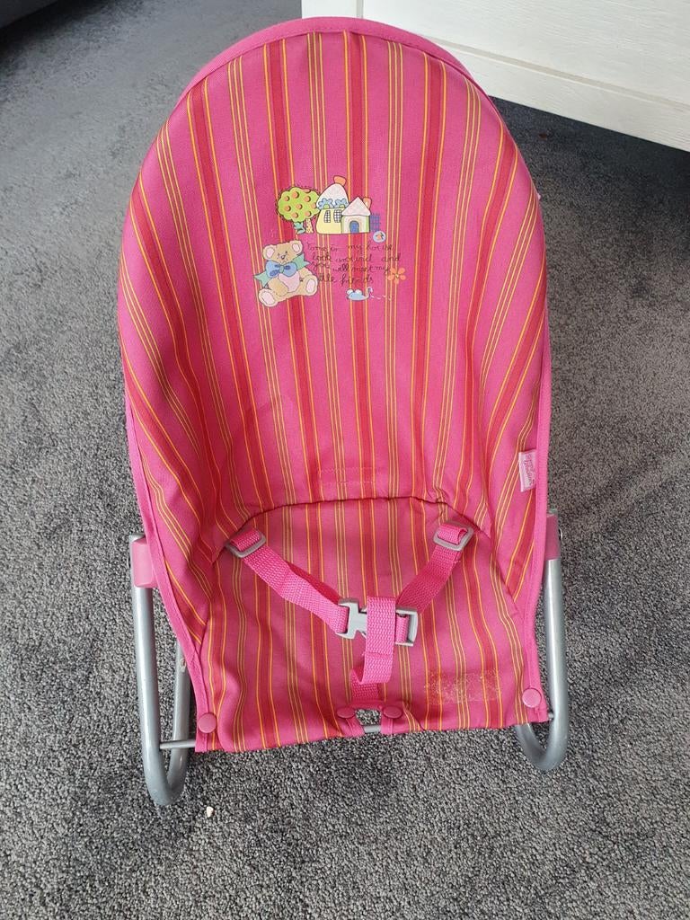 Poppenstoeltje evt met pop, Ophalen of Verzenden, Babypop