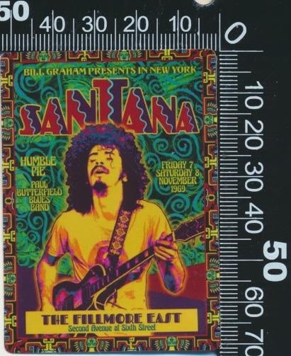 Sticker: Santana, Verzamelen, Stickers, Zo goed als nieuw, Bedrijf of Vereniging, Ophalen of Verzenden