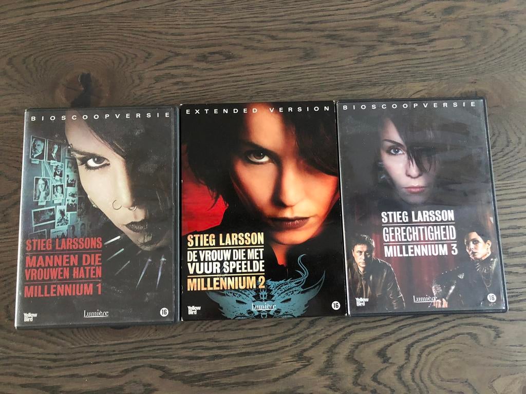 Millennium films Stieg Larsson Mannen die vrouwen haten, Vanaf 16 jaar, Ophalen of Verzenden, Zo goed als nieuw
