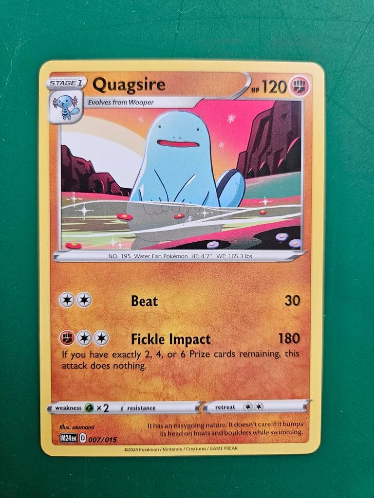 Pokémon kaart Quagsire HP120, Ophalen of Verzenden