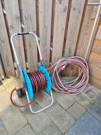 Gardena slangen wagen incl. 40 meter slang, Ophalen, Gebruikt, Tuinslang