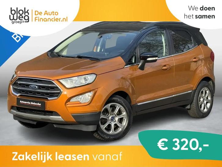Ford EcoSport 1.0 EcoBoost Titanium € 18.850,00, Auto's, Ford, Bedrijf, Te koop, Ecosport, ABS, Airconditioning, Alarm, Bluetooth