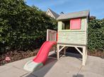 Smoby Speelhuisje met Glijbaan - Perfect voor Buitenplezier!, Ophalen, Gebruikt, Kunststof